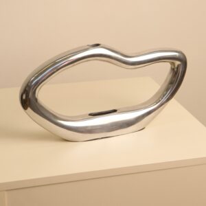 1980s Sculptural Wave Vase
