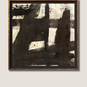 Ink and Charcoal Canvas Wall Art