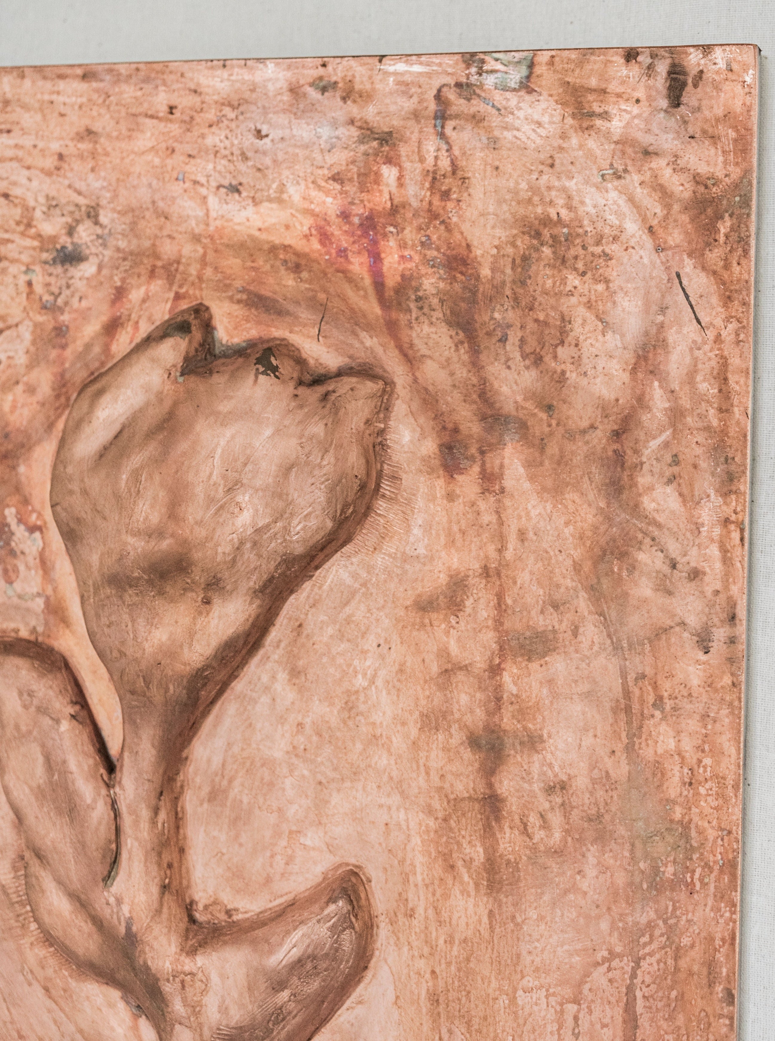 Embossed Copper Wall Sculpture - Image 4