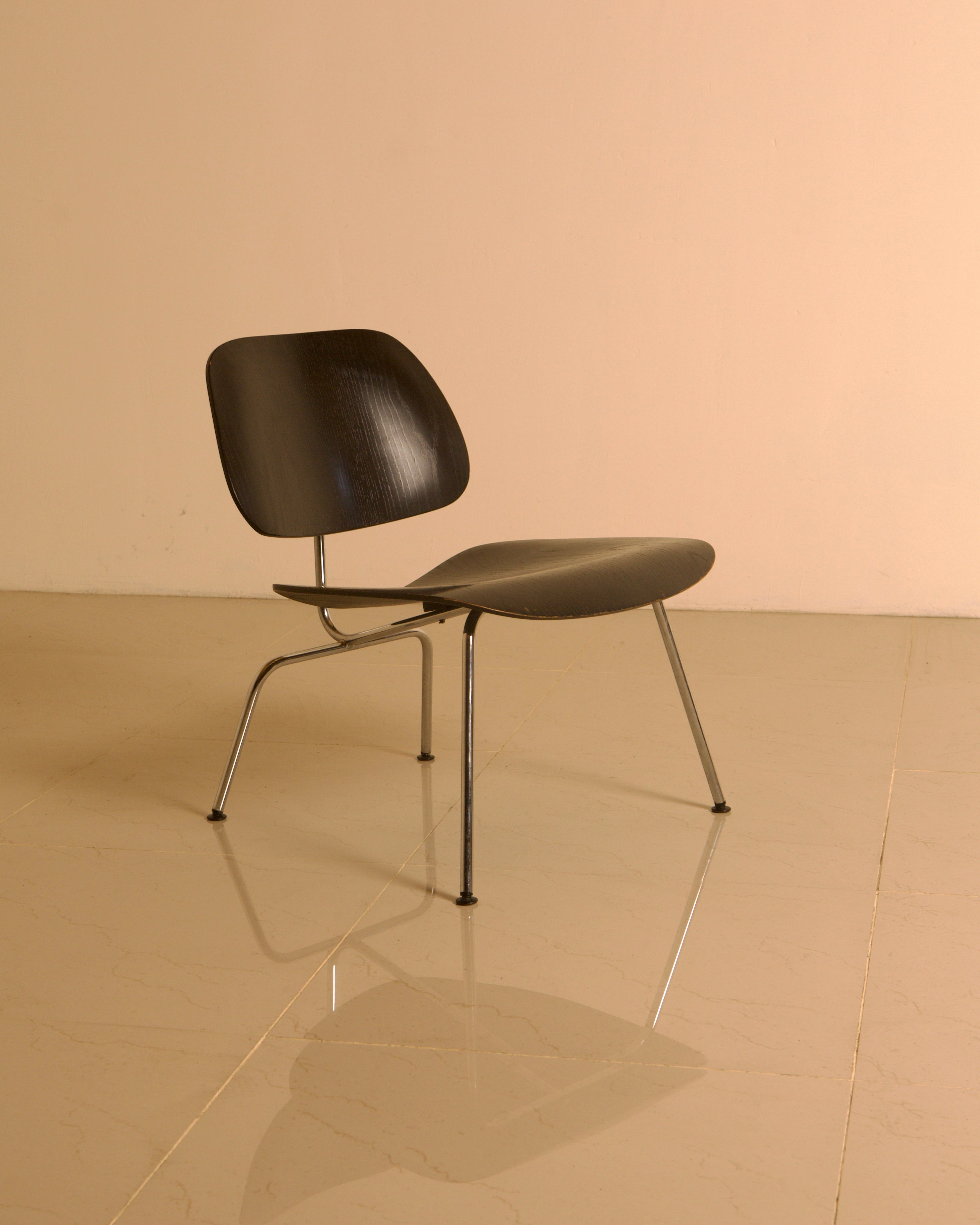 Black Ash Molded Plywood Chair