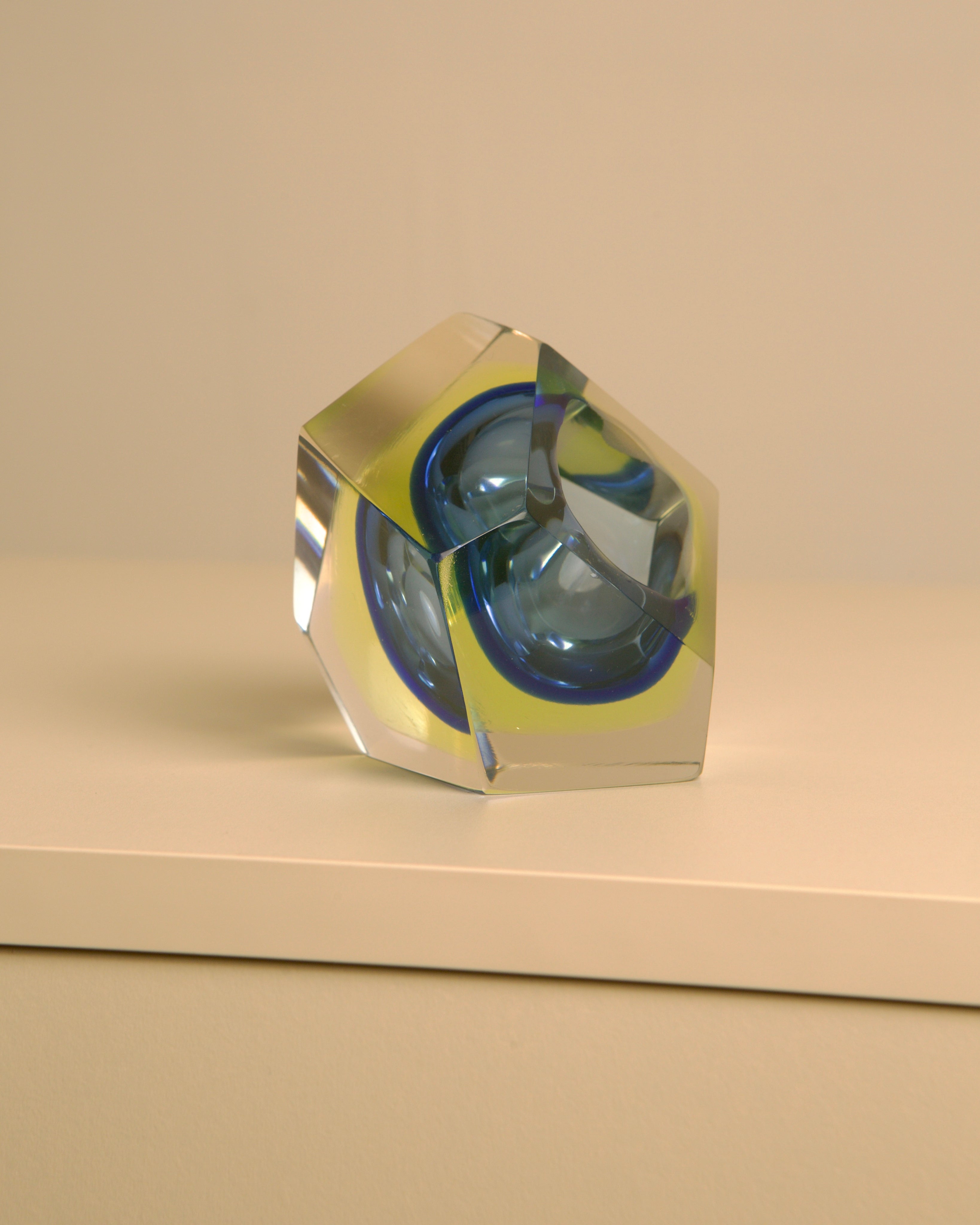 Blue Murano Glass Trinket Tray - Image 3