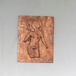 Copper Female Wall Sculpture